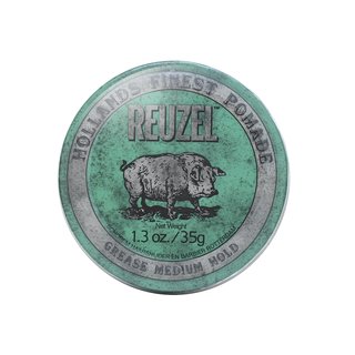 Reuzel Green Pomade pomata per capelli per una fissazione media 35 g