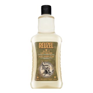 Reuzel 3-in-1 Tea Tree Shampoo shampoo, balsamo e gel doccia 1000 ml