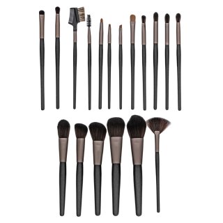 MIMO Makeup Brush Set Black set di pennelli 18 Pcs