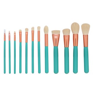 MIMO Makeup Brush Set Turquoise set di pennelli 12 Pcs