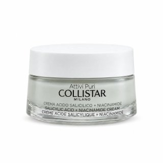 Collistar Attivi Puri crema nutriente lenitiva Salicylic Acid + Niacinamide Cream 50 ml