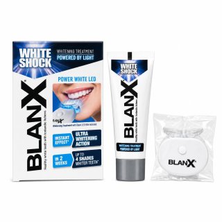 Blanx BlanX White Shock kit per lo sbiancamento dentale Power White Treatment + LED 50 ml