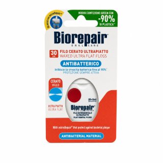 Biorepair Biorepair Waxed Ultra Flat Floss filo interdentale cerato 30 m