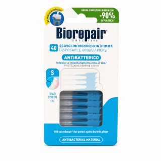 Biorepair Biorepair Disposable Rubber Picks stuzzicadenti interdentali 40 pcs S
