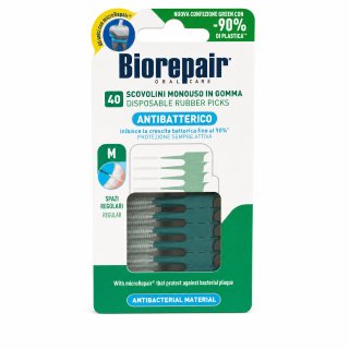 Biorepair Biorepair Disposable Rubber Picks stuzzicadenti interdentali 40 pcs M