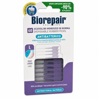 Biorepair Biorepair Disposable Rubber Picks stuzzicadenti interdentali 40 pcs L