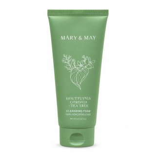 Mary & May schiuma detergente Houttuynia Cordata & Tea Tree Cleansing Foam 150 ml