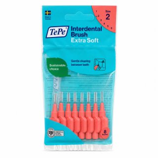Tepe Verde Spazzolino Interdentale, Scovolini Interdentali Extra Soft Iso 2 (8X, 0.50 Mm) - Immagine 2