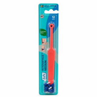 TePe Interspace spazzolino monociuffo Handle + 12 Tips Medium