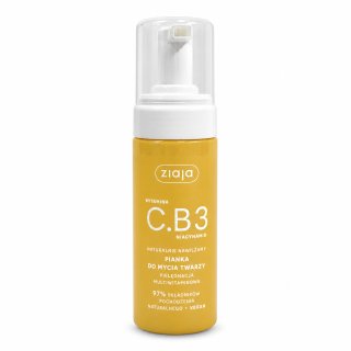 Ziaja Vitamin C.B3 Niacinamide schiuma detergente Face Wash Foam 150 ml