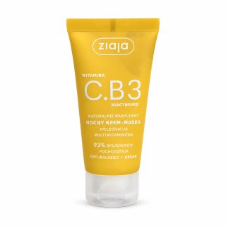 Ziaja Vitamin C.B3 Niacinamide maschera notte Night Cream-Mask 50 ml