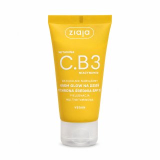 Ziaja Vitamin C.B3 Niacinamide crema giorno Glow Day Cream SPF 15 50 ml