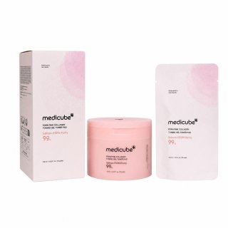 Medicube Dischetti tonici PDRN Pink Collagen Toning Gel Toner Pad 70 pcs