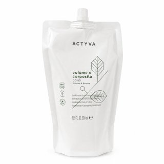 Kemon Actyva Volume E Corposita Volume & Bounce Conditioner balsamo rinforzante per volume e rafforzamento dei capelli Refill 500 ml