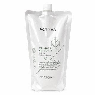 Kemon Actyva Volume E Corposita Volume & Bounce Conditioner balsamo rinforzante per volume e rafforzamento dei capelli Refill 1000 ml