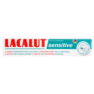 Lacalut Sensitive dentifricio Toothpaste 75 ml