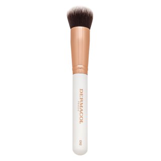 Dermacol Foundation & Powder Brush pennello per fondotinta e cipria D52 Rose Gold
