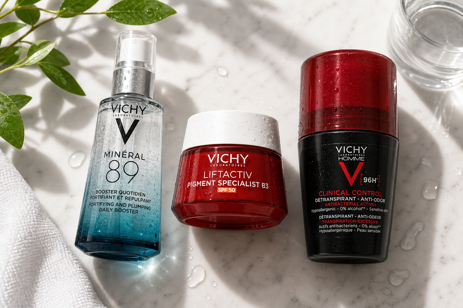 Cosmetici Vichy: panoramica delle linee da Minéral 89 agli antitraspiranti
