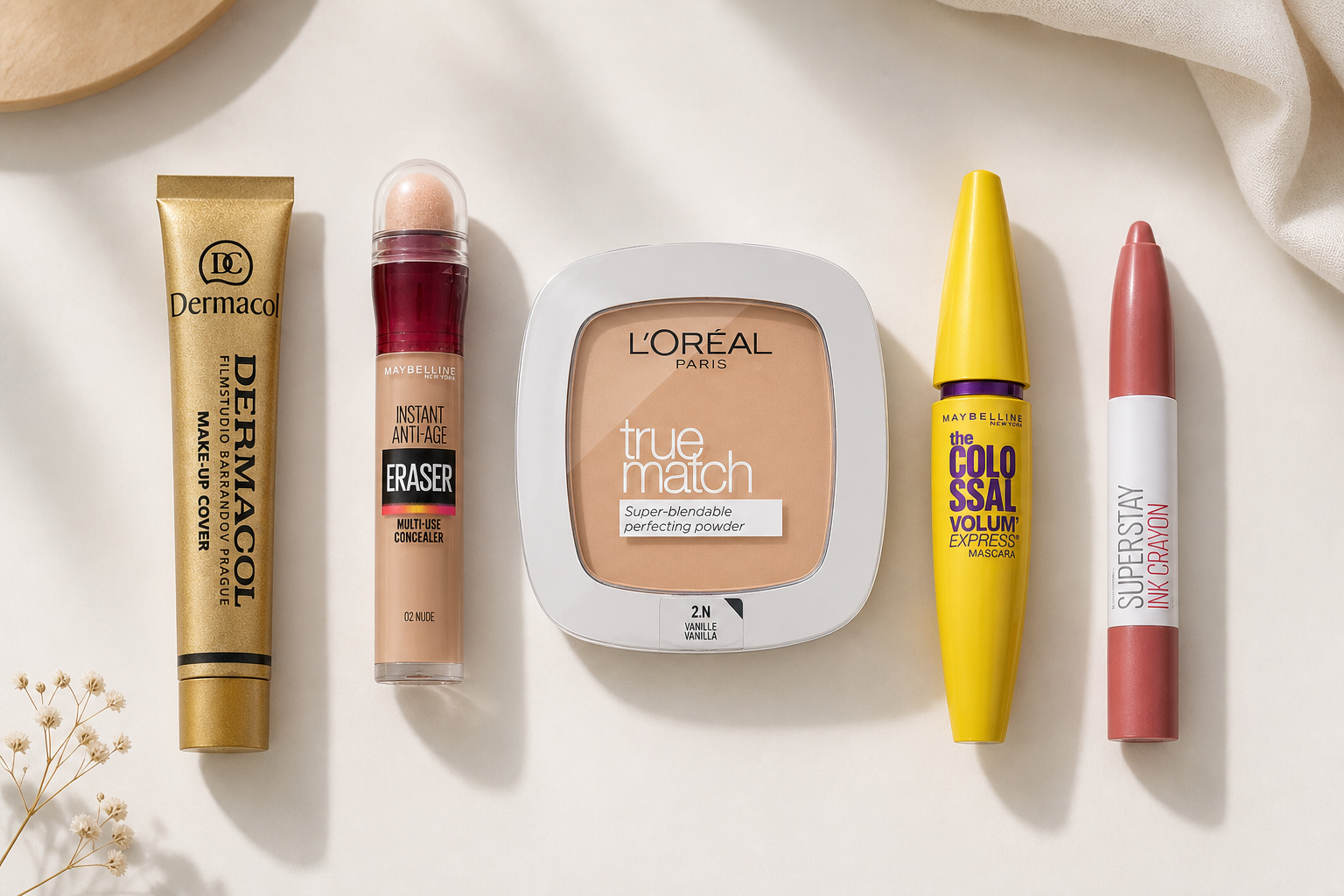Prodotti per un trucco quotidiano in dieci minuti